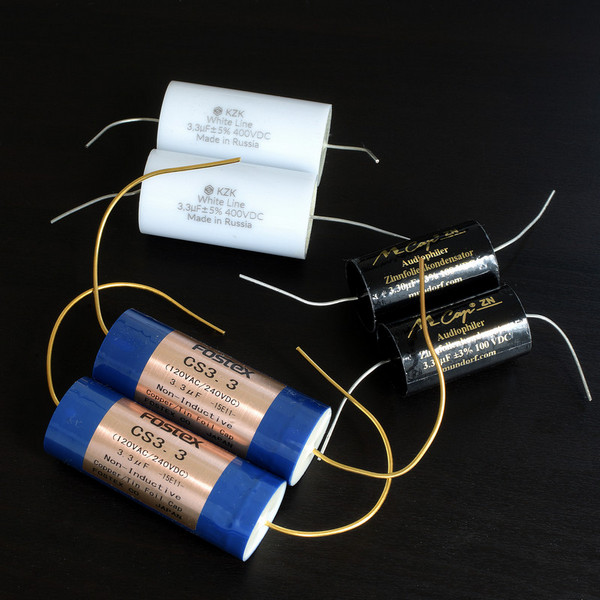 3.3 uF 500 V MATCHED RUSSIAN HYBRID PAPER IN OIL PIO AUDIO CAPACITORS K75-10